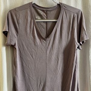 Women’s Maurices Light Purple V-Neck Top Plus Size 1